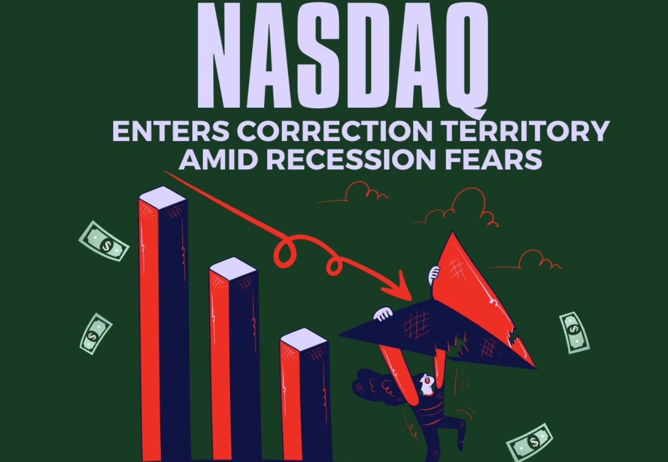 Nasdaq Enters Correction Territory Amid Recession Fears